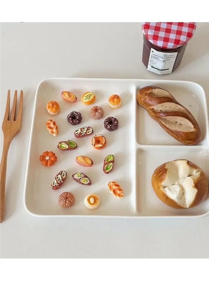 12-Piece French Bread Refrigerator Magnets – Kawaii Cartoon Food Fridge Magnets, Cute Decorative Photo Message Magnet - Image 3